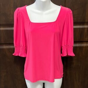 CeCe Square Neck Blouse
